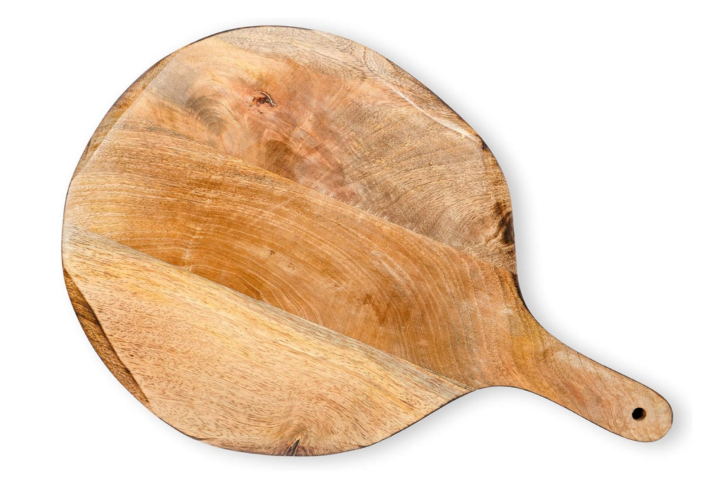 rustic round cutting board